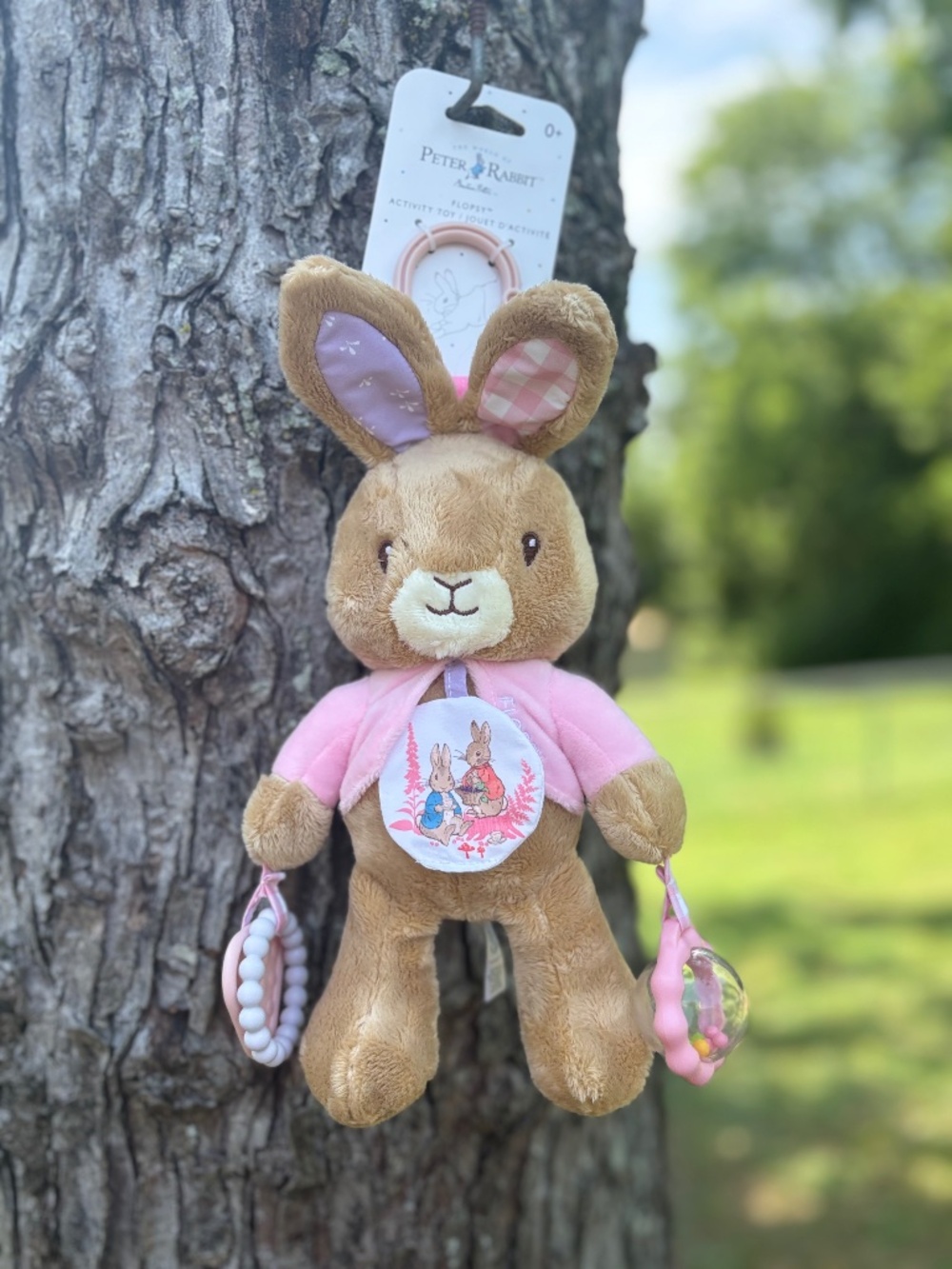 Pet rabbit car seat toy